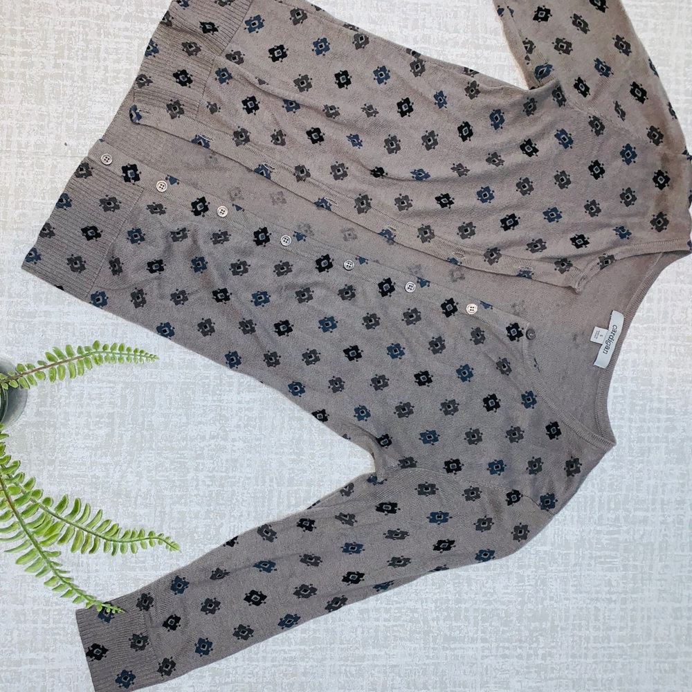 Patterned cardigan